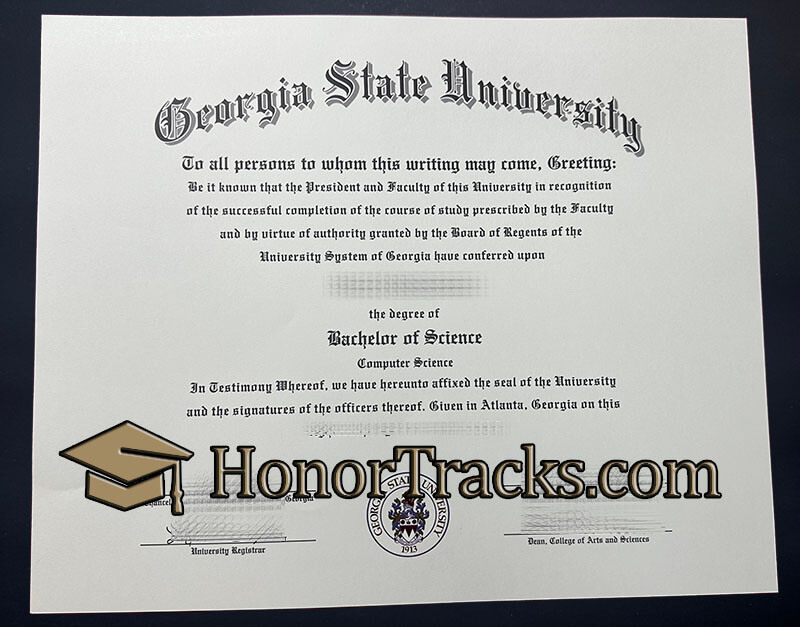 buy Georgia State University diploma