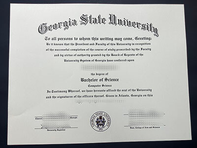Make Georgia State University diploma