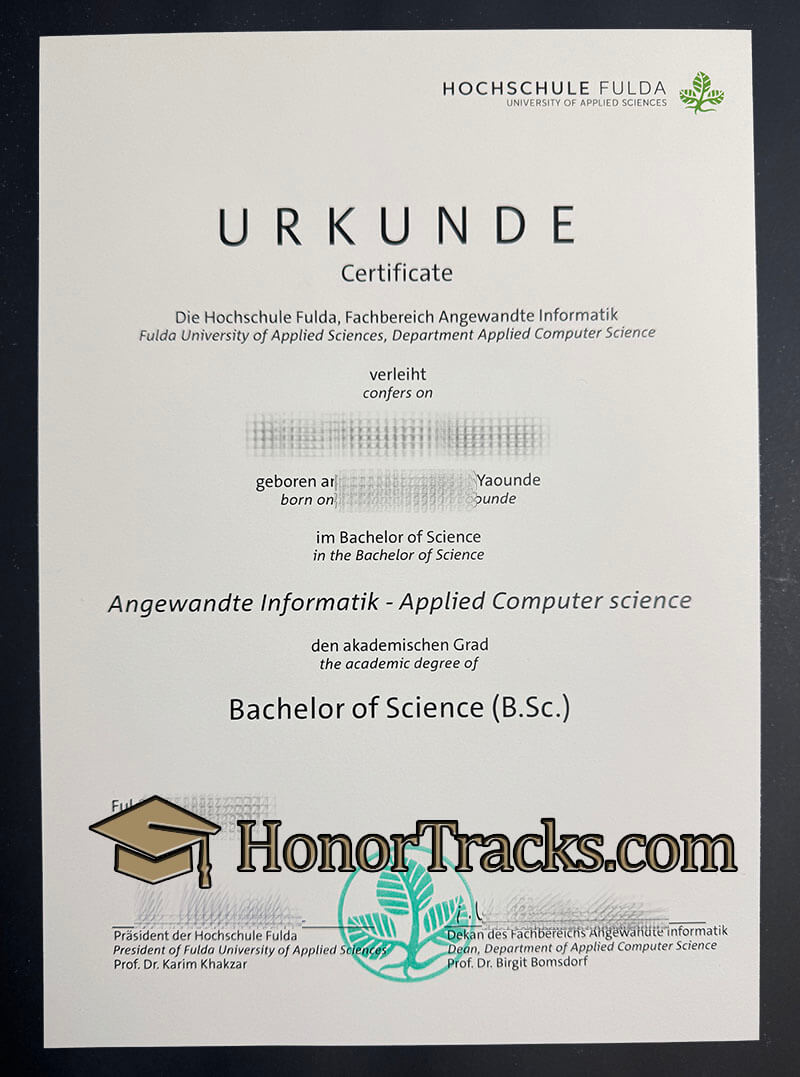 How to order Hochschule Fulda diploma?