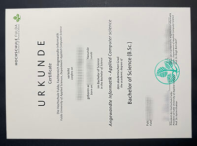 get Hochschule Fulda diploma