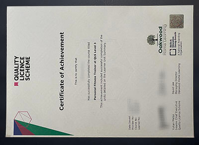 order Personal Fitness Trainer at QLS Level 3 certificate