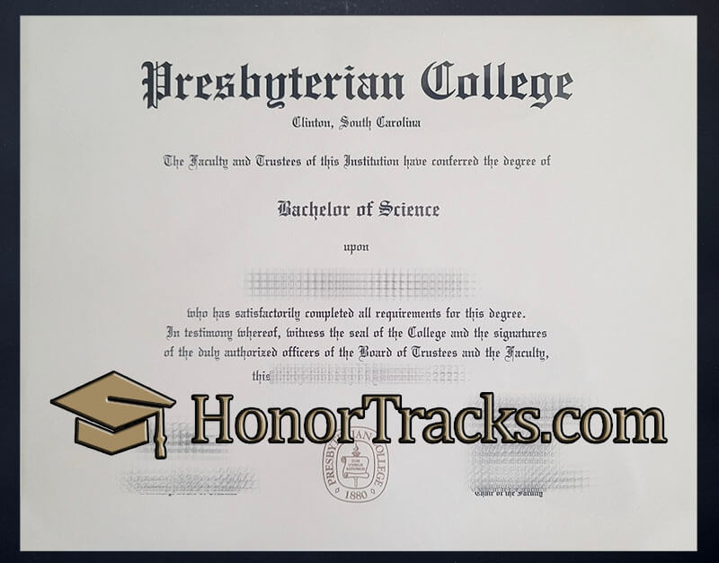 Can I order Presbyterian College diploma?