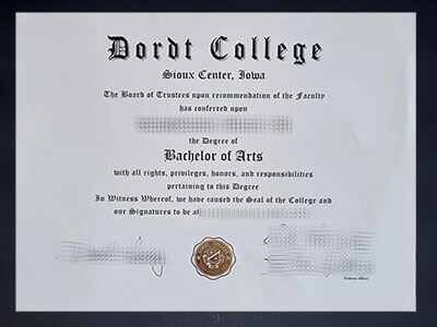 Can I order Dordt College diploma