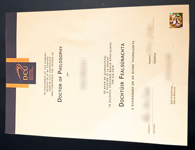 order Dublin City University diploma