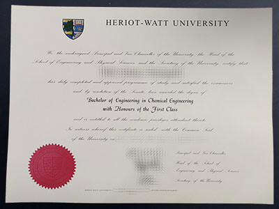 fake Heriot Watt University degree