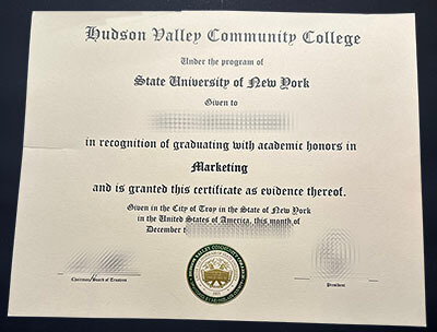 get Hudson Valley Community College degree