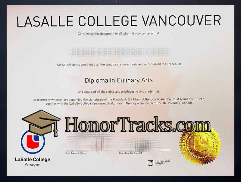 Buy Lasalle College Vancouver diploma