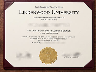 fake Lindenwood University diploma
