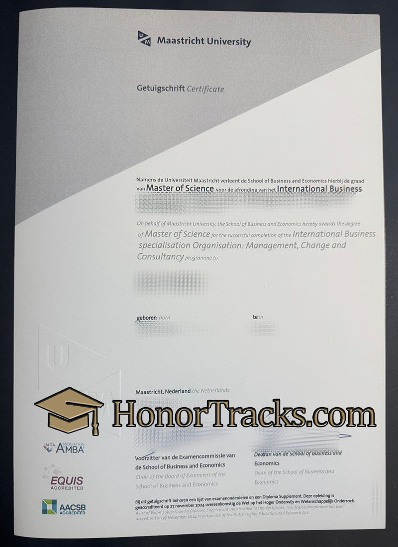 Buy Maastricht University diploma