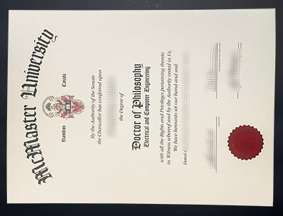 order McMaster University diploma