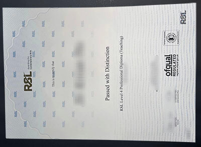 RSL Level 4 Professional Diploma