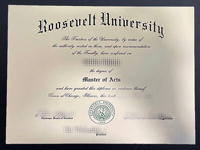 Make Roosevelt University certificate