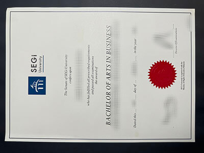 get SEGI University degree