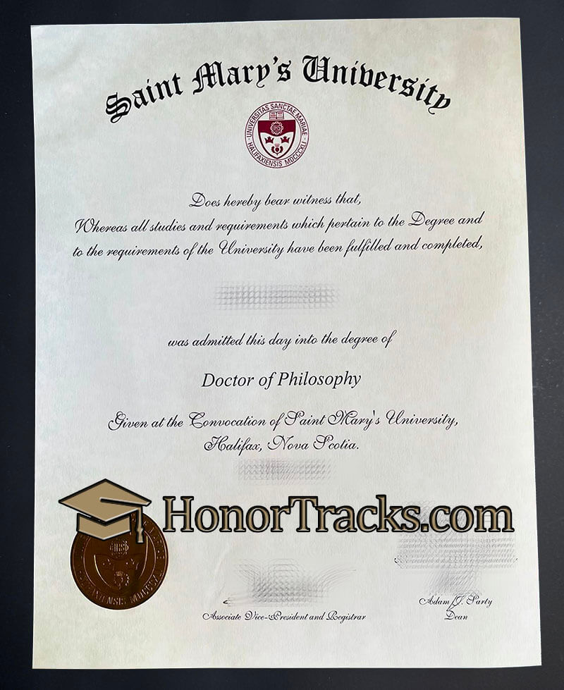 buy Saint Mary's University diploma
