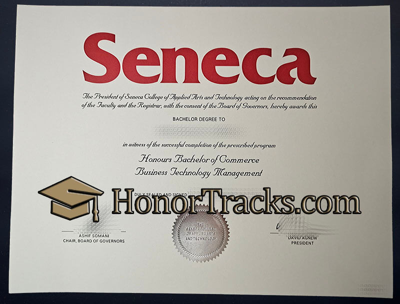 fake Seneca College diploma