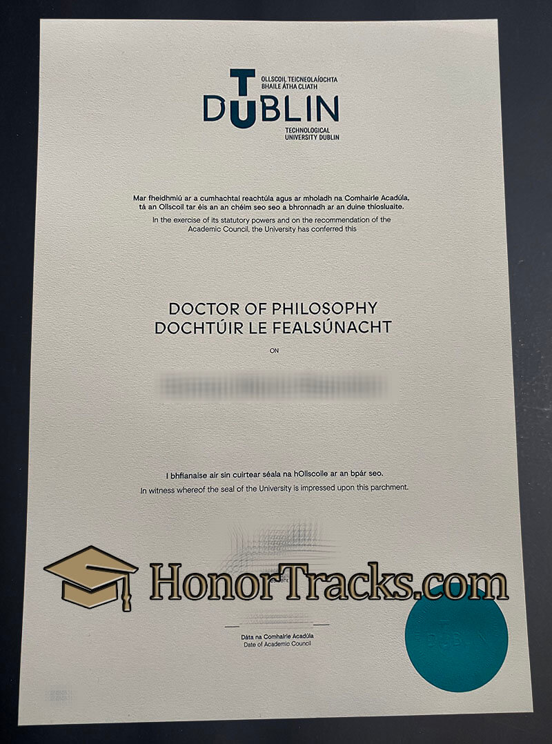 Buy TU Dublin diploma