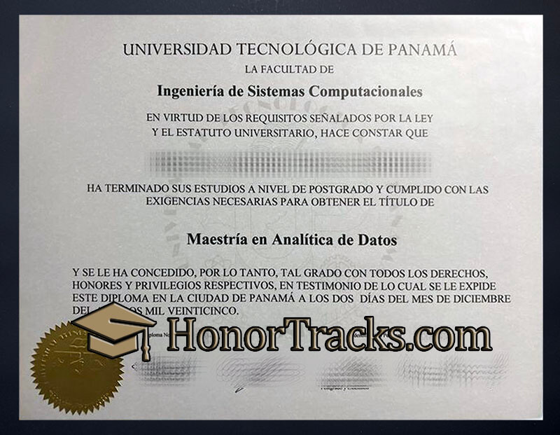 buy Technological University of Panama diploma