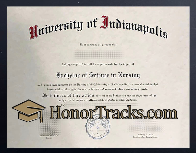 Buy University of Indianapolis diploma