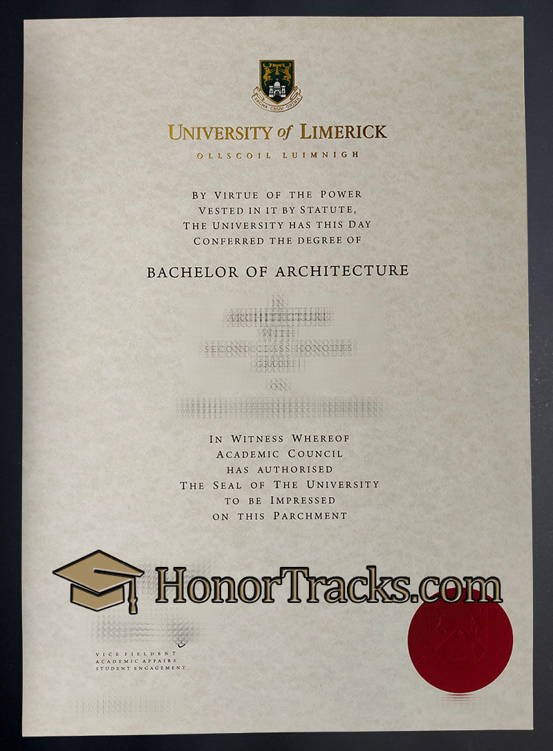 Buy University of Limerick diploma