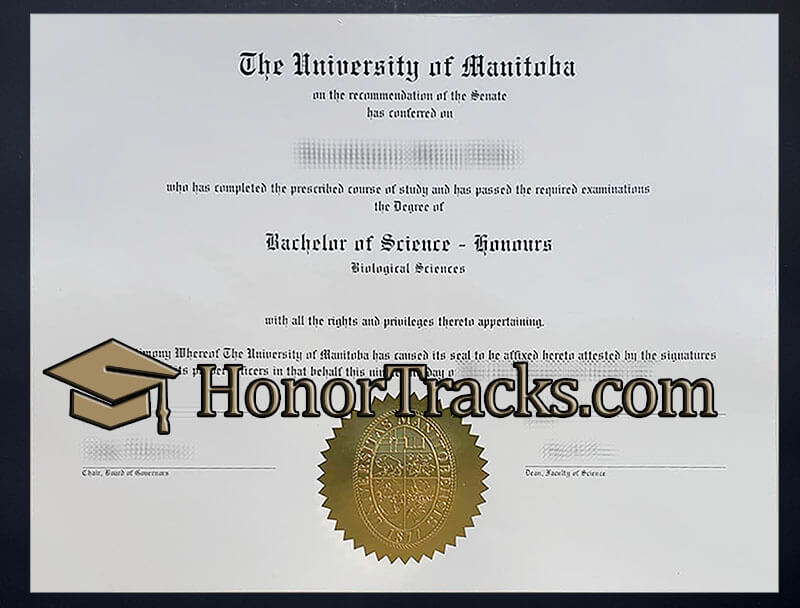 buy University of Manitoba diploma