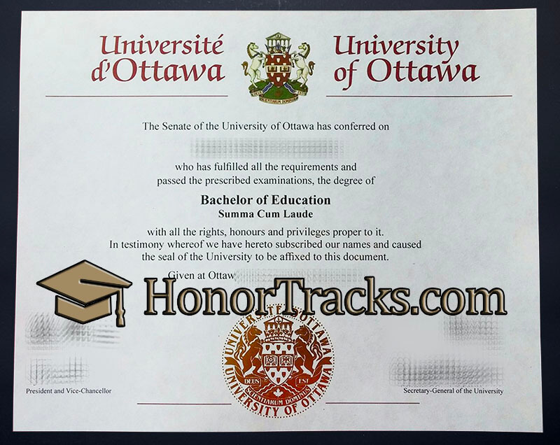 Buy University of Ottawa diploma