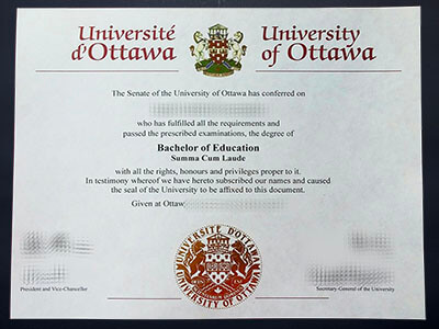 Make University of Ottawa diploma