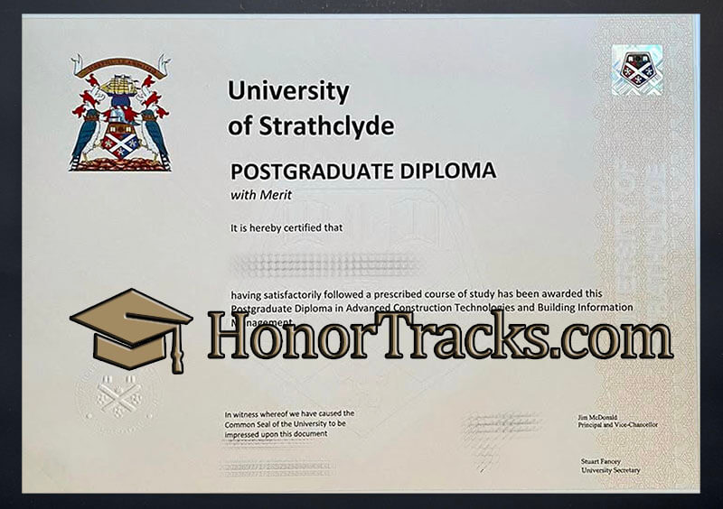 Buy University of Strathclyde diploma