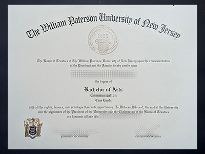 Order William Paterson University diploma