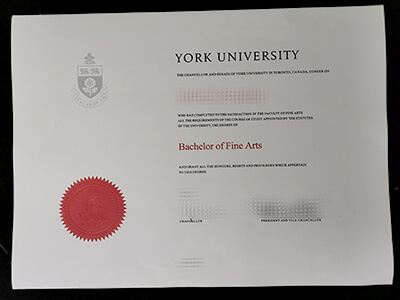 order York University diploma